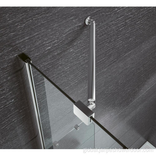 new interesting hinge style shower door